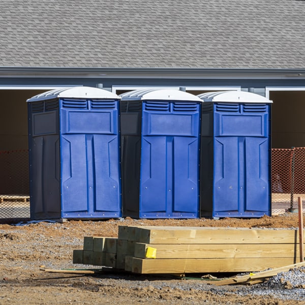 what is the cost difference between standard and deluxe portable restroom rentals in Sinsinawa